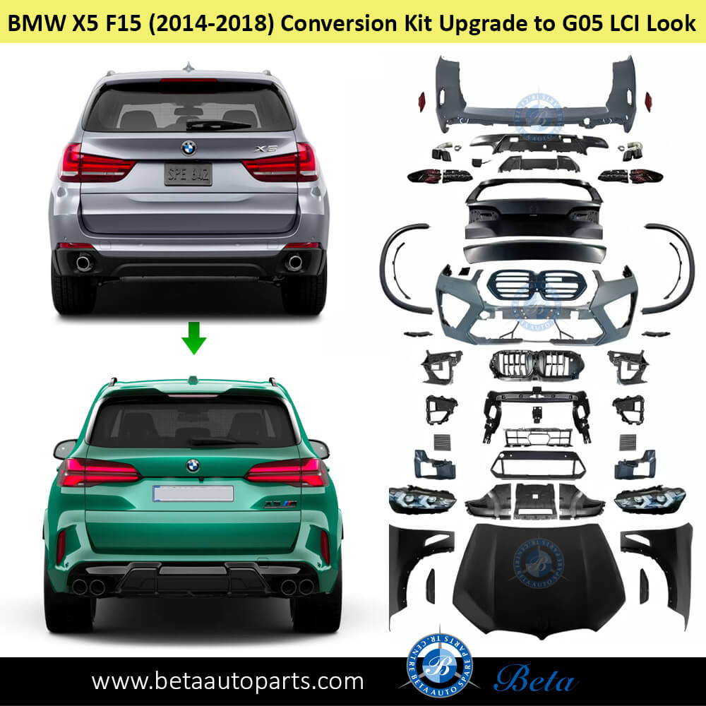 BMW X5 F15 (2014-2018), Body Kit Conversion Upgrade to G05 LCI M Look, China BMW X5 F15 (2014-2018), Body Kit Conversion Upgrade to G05 LCI M Look, China